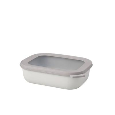 Multikom cirqula rechthoekig 1000 ml nordic white Mepal - Mepal