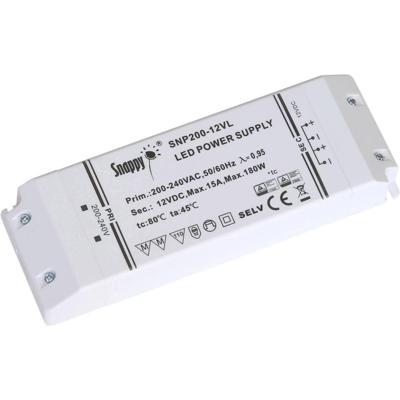 Dehner Elektronik LED 12V200W-MM-EU LED-transformator, LED-driver Constante spanning 200 W 15 A 12 V/DC Geschikt voor meubels 1 stuk(s) Dehner Elektronik LED 12V200W-MM-EU LED-transformator, LED-driver Constante spanning 200 W 15 A 12 V/DC Geschikt voor meubels 1 stuk(s)