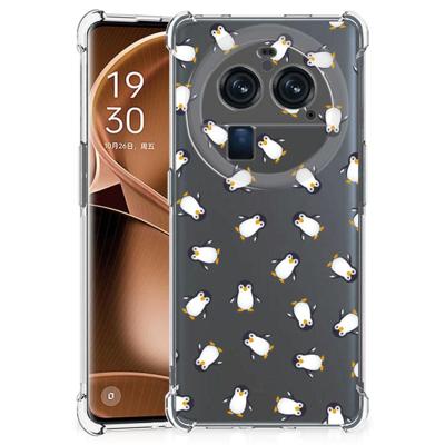 Doorzichtige Silicone Hoesje voor OPPO Find X6 Pro Pinguïn Doorzichtige Silicone Hoesje voor OPPO Find X6 Pro Pinguïn