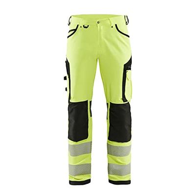 Blåkläder Werkbroek High-Vis zonder spijkerzakken 15661811 | HIgh Vis Geel/Medium Grijs | Maat 60 - 7330509755846