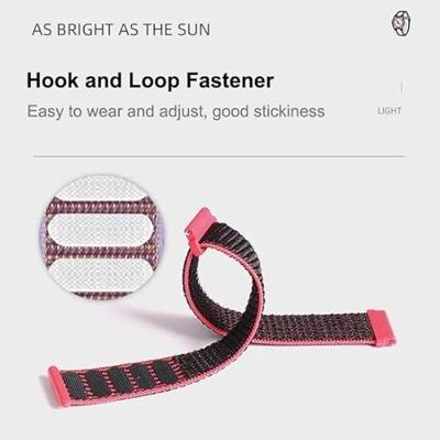 Sport Loop nylon bandje - Zacht roze - Garmin Vivoactive 6 / Vivoactive 5 / Vivoactive 3 Sport Loop nylon bandje - Zacht roze - Garmin Vivoactive 6 / Vivoactive 5 / Vivoactive 3
