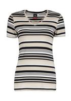 Luhta Halle Dames T-shirt Dark Blue L - thumbnail