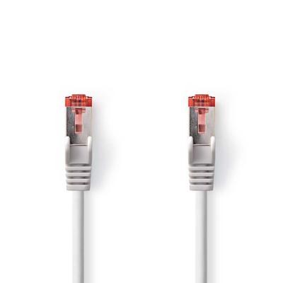 CAT6 S/FTP-Netwerkkabel | RJ45 Male - RJ45 Male | 0,25 m | Grijs