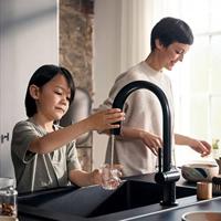 Hansgrohe Aqittura M91 Filter systeem 210, uittrekbare uitloop, 1jet, sBox, mat zwart - thumbnail