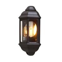 KonstSmide Muurlamp Cagliari klassiek mat zwart 7011-750 - thumbnail