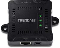 TRENDnet Gigabit PoE-splitter, 1 x Gigabit PoE-ingangspoort, 1 x Gigabit-uitgangspoort, tot 100 m, ondersteunt 5V, 9V, 12V-apparaten, 802.3af PoE-compatibel, PoE-voeding, zwart, TPE-104GS - thumbnail