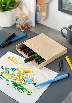 Faber Castell Tekenstift Pitt Artist Pen Brush - 12dlg studiobox