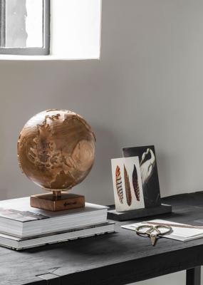 MUST Living Decoratie 'Wereldbol' Teakhout, kleur Naturel MUST Living Decoratie 'Wereldbol' Teakhout, kleur Naturel