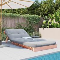 Futon slaapbank met matras 80x206x11 cm massief douglashout - thumbnail