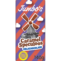Jumbo&apos;s Melkchocolade Caramel Speculoos 140 g - thumbnail