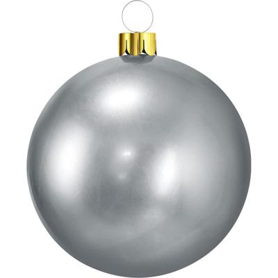 Opblaasbare Kerstbal Ø65cm Zilver