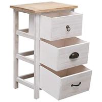 Bijzetkast 35x25x57 cm paulowniahout - thumbnail