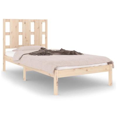 Bedframe massief hout 90x190 cm