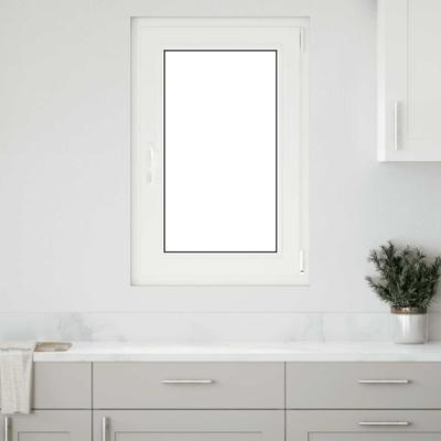 Kelderraam "RISOR" 60x100 cm draai-kiep DIN rechts wit