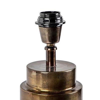 QAZQA Art Deco tafellamp brons zonder kap - Bruut