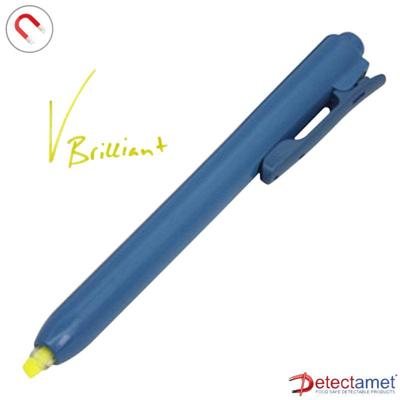 Markeerstift detectie Detectamet inklikbaar geel | 5 stuks Markeerstift detectie Detectamet inklikbaar geel | 5 stuks
