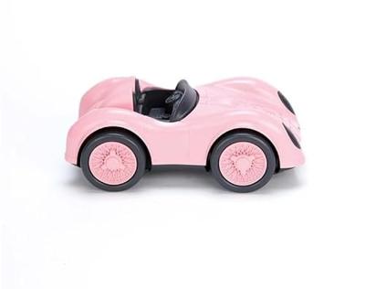 Green Toys raceauto roze