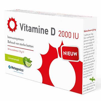 Metagenics Vitamine D 2000IU Tabletten Metagenics Vitamine D 2000IU Tabletten