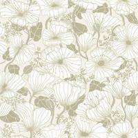 Dutch Wallcoverings Lina II - Matilda Grey - Grijs - thumbnail