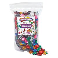Colorations - glitterende strass steentjes groot, 453 gram - thumbnail