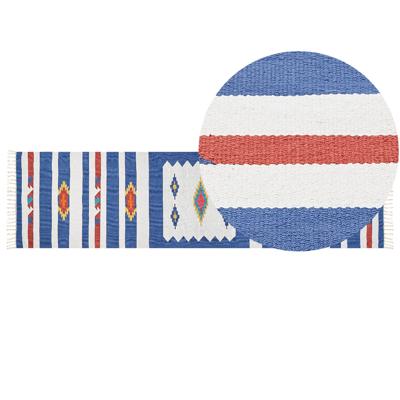 Beliani - VARSER - Vloerkleed - Meerkleurig - 80 x 300 cm - Katoen