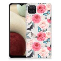 Samsung Galaxy A12 | TPU Case | Butterfly Roses - thumbnail