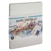 Aquarel Verfset in Tinnen Box, 28dlg - thumbnail