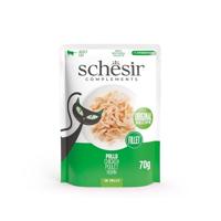 Schesir kip (jelly) natvoer kat (zakjes) 1 doos (12 x 70 g) - thumbnail