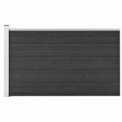 VidaXL Schutting 175x105 cm hkc grijs