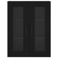 Hangkast 69,5x34x90 cm zwart - thumbnail