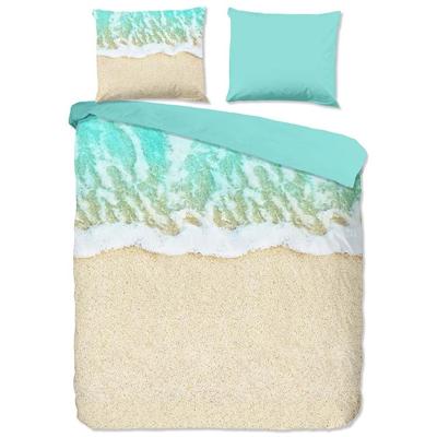 Good Morning Dekbedovertrek "zee/ strand" - Multi - (200x200/220 cm) - Katoen