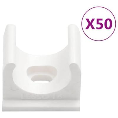 VidaXL Kabelgoten met klemmen ø16 mm 30 m pvc