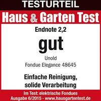 Unold Elegance Fondue 1000 W Met handmatige temperatuursinstelling RVS, Zwart - thumbnail