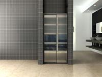 Wiesbaden Skyline nis schuifdeur 1000 x 2000 x 8 mm nano helder glas/mat zwart 20.3730 - thumbnail