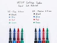 Rollerpen PILOT Begreen Hi-Tecpoint V7 medium blauw | 10 stuks - thumbnail