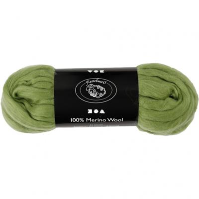 Creativ Company Merino wol, dikte 21 my, cactus, 100 gr/ 1 doos