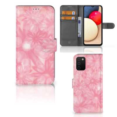 Samsung Galaxy A03s Hoesje Spring Flowers Samsung Galaxy A03s Hoesje Spring Flowers