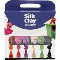 Creativ Company Silk clay creamy extra kleuren, 6x35ml - thumbnail