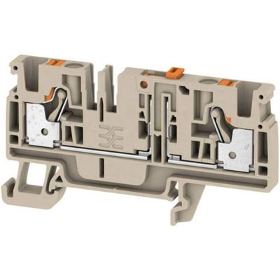 Weidmüller 2429850000 Doorgangsklem 6.10 mm Spanveer Beige 50 stuk(s) Piece
