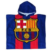 FC Barcelona Badponcho 60x120 cm Blauw/Rood - thumbnail