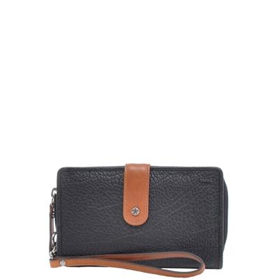 Ruime dames portemonnee CHAMONIX zwart