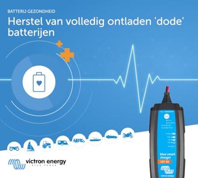Victron Energy Loodaccu-lader Blue Smart IP65 12/4 12 V Laadstroom (max.) 4 A Victron Energy Loodaccu-lader Blue Smart IP65 12/4 12 V Laadstroom (max.) 4 A