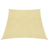 VidaXL Zonnezeil 160 g/m² 3/4x2 m hdpe beige - thumbnail