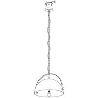 Eglo Landelijke hanglampCovaleda 1 Ø 45,5cm - 43353 - thumbnail