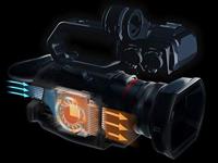 Panasonic HC-X2000E Professionele Camcorder (4K Video, Camera Met Leica-Objectief, 25mm Groothoek, 24x Optische Zoom, Autofocus, Professionele Videocamera), Zwart - thumbnail