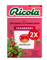 Ricola Keelpastilles Cranberry Suikervrij - thumbnail