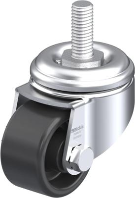 Blickle LKRA-POA 52G-GS12 Zwenkwiel Wieldiameter: 50 mm Draagvermogen (max.): 120 kg 1 stuk(s)