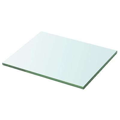 Wandschap transparant 20x25 cm glas
