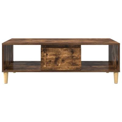 met opslag met de deur Gerookt eiken 103.5 x 60 x 35 cm Bewerkt hout