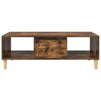 met opslag met de deur Gerookt eiken 103.5 x 60 x 35 cm Bewerkt hout - thumbnail